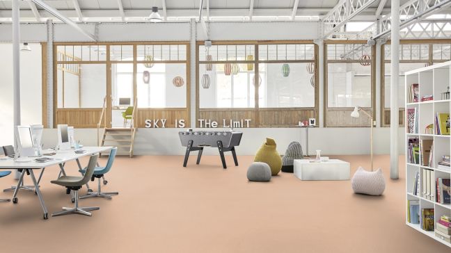 Tarkett iD Square Chambray TERRACOTTA 500x500