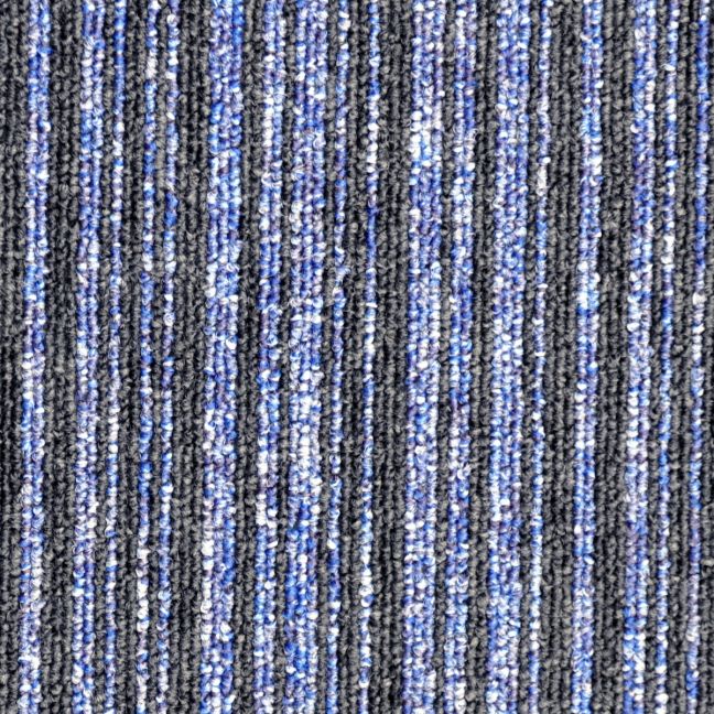 Flooring Hut Peerless Carpet Tile Medium Blue Stripe Flooring Hut Peerless Carpet Tile Medium Blue Stripe