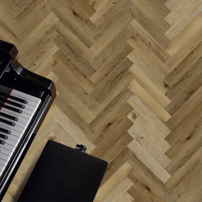 Flooring Hut Burrnest Parquet Click SPC Rigid Core - Woodland Fir Flooring Hut Burrnest Parquet Click SPC Rigid Core - Woodland Fir