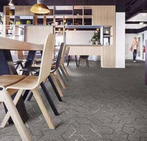 Forbo Flotex Planks Triad Embossed Zinc 121001