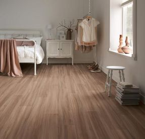 Forbo Cushion Vinyl Novilon Viva Warm Wood Warm Walnut 6154/61543/61542 Forbo Cushion Vinyl Novilon Viva Warm Wood Warm Walnut 6154/61543/61542