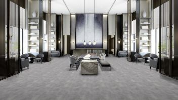Forbo Acoustic Sarlon 15 dB Material Light Grey Canyon 211T4315 Forbo Acoustic Sarlon 15 dB Material Light Grey Canyon 211T4315