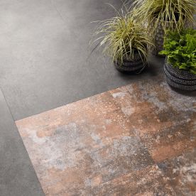 Polyflor Expona Design Rusted Stencil Concrete 9141