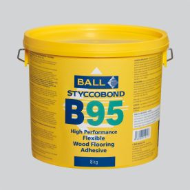 F Ball Styccobond B95 Flexible Wood Flooring Adhesive 8kg F Ball Styccobond B95 Flexible Wood Flooring Adhesive 8kg