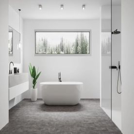 Flooring Hut Burleigh SPC Rigid Core Flooring - Gotham Grey Flooring Hut Burleigh SPC Rigid Core Flooring - Gotham Grey