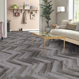Flooring Hut Burleigh Parquet Timber 55 - Winter Grey Forest