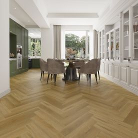 Luvanto Click Plus Herringbone White Oak