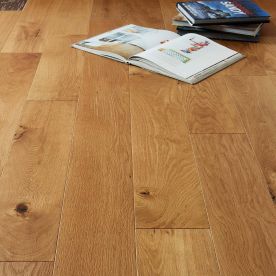 Flooring Hut Brushed & UV Oiled French Oak 18/4 150mm 400-1500mm Engineered Wood