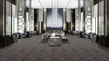 Forbo Modul'up 19 dB Material Pewter Concrete 742UP4319
