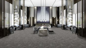 Forbo Modul'up 19 dB Material Silver Concrete 771UP4319