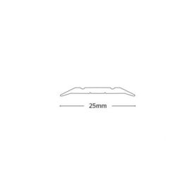 Vinyl CoverStrip 2.7m 25mm wide Aluminium Vinyl CoverStrip 2.7m 25mm wide Aluminium