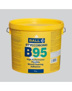 F Ball Styccobond B95 Flexible Wood Flooring Adhesive 8kg
