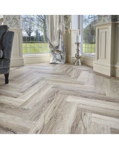 Burrnest Victoria Parquet Luxury Vinyl Flooring - Bleach Light Oak