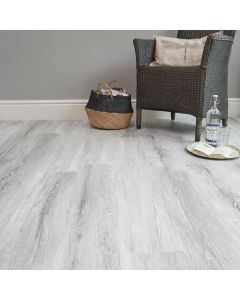 Burrnest Victoria Luxury Vinyl Flooring - Darkened Ice Wood