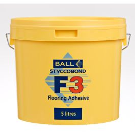 F Ball Carpet Adhesive F3 - 5 Litre . 15m2 Coverage