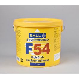 F Ball Styccobond F54 High Grab Linoleum Adhesive 5L