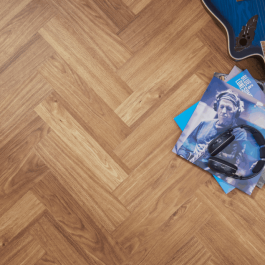 Flooring Hut Burleigh Herringbone - Golden Plank